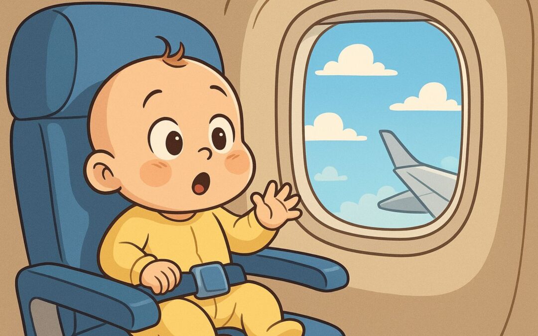 Cum ne pregătim de prima călătorie cu avionul cu cei mici