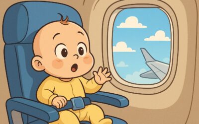 Cum ne pregătim de prima călătorie cu avionul cu cei mici